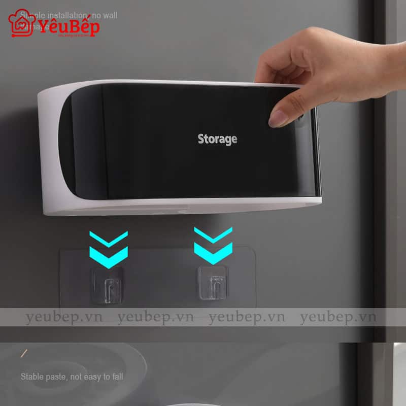 Giá Treo Máy Sấy Tóc Dán Tường Storage