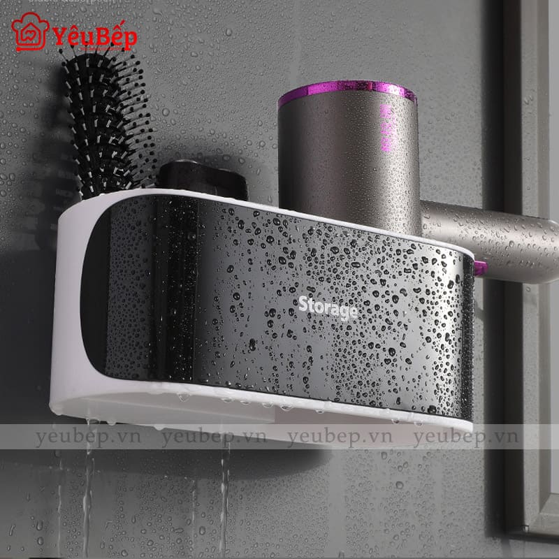 Giá Treo Máy Sấy Tóc Dán Tường Storage