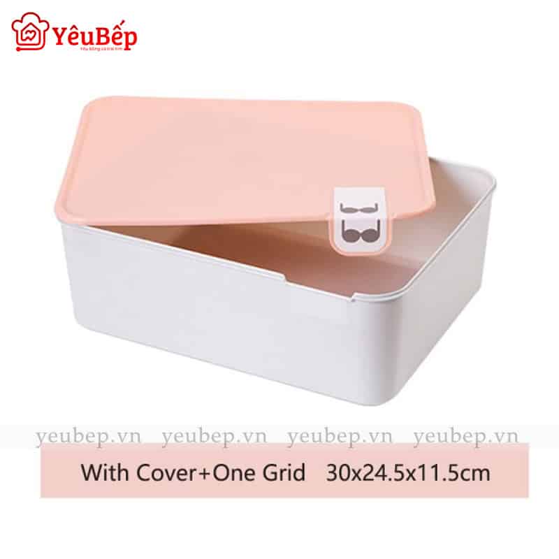 Hộp Bảo Quản Đồ Lót, Tất Bằng Nhựa Gọn Gàng Tủ Quần Áo
