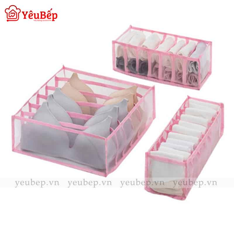 Hộp Đựng Đồ Lót, Tất Cất Gọn Thông Minh, Tiện Lợi