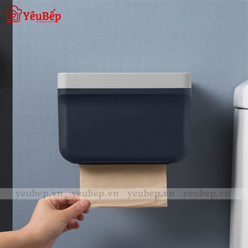 Hộp Nhựa Dán Tường Đựng Giấy Vệ Sinh, Nước Rửa Tay, Tinh Dầu Thơm