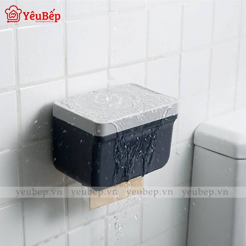 Hộp Nhựa Dán Tường Đựng Giấy Vệ Sinh, Nước Rửa Tay, Tinh Dầu Thơm