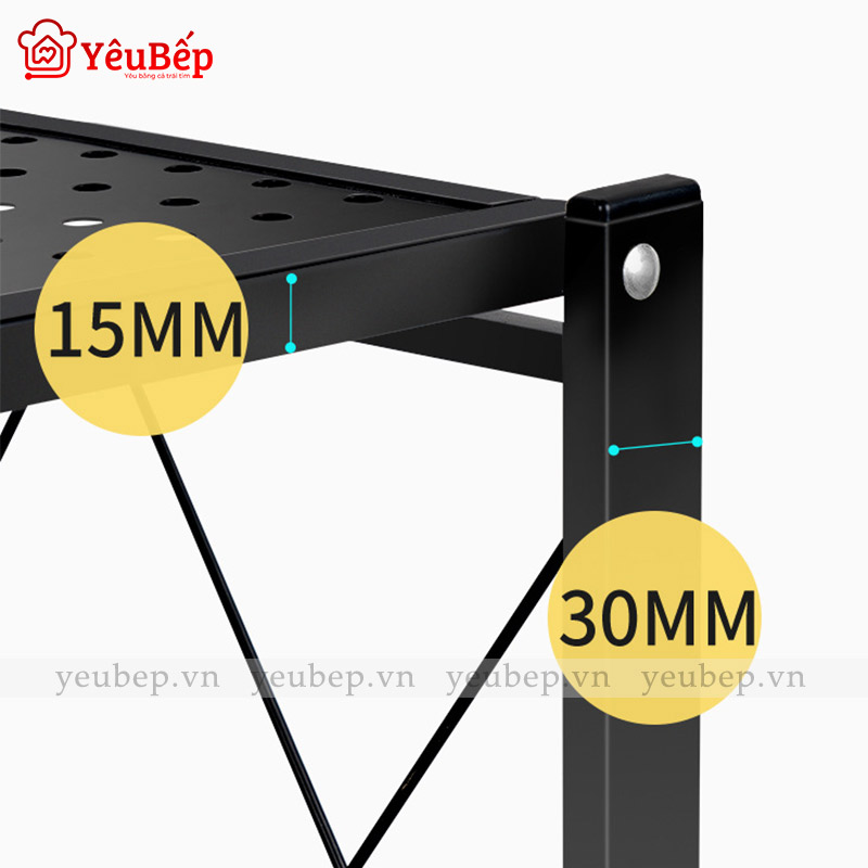 Kệ Gia Vị, Kệ Bếp 5 Tầng Thông Minh Bằng Hợp Kim Không Gỉ Xoay 360 Độ