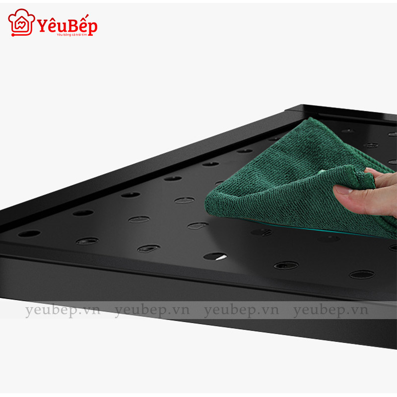 Kệ Gia Vị, Kệ Bếp 5 Tầng Thông Minh Bằng Hợp Kim Không Gỉ Xoay 360 Độ