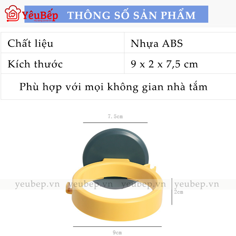 Kệ (Giá) Để Máy Sấy Tóc Dán Tường Nhà Tắm Thông Minh