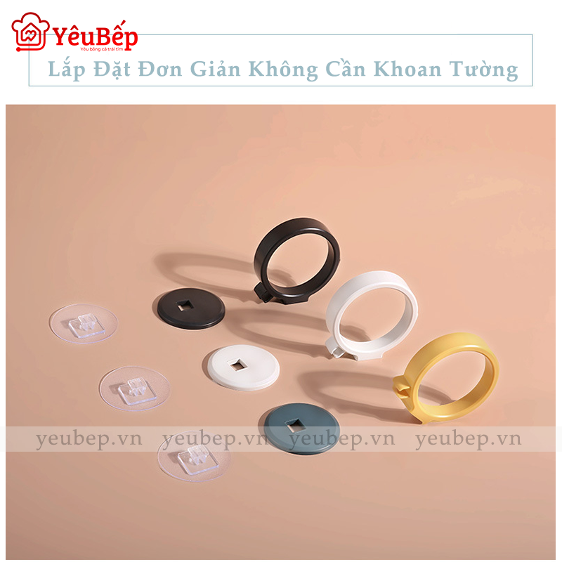 Kệ (Giá) Để Máy Sấy Tóc Dán Tường Nhà Tắm Thông Minh
