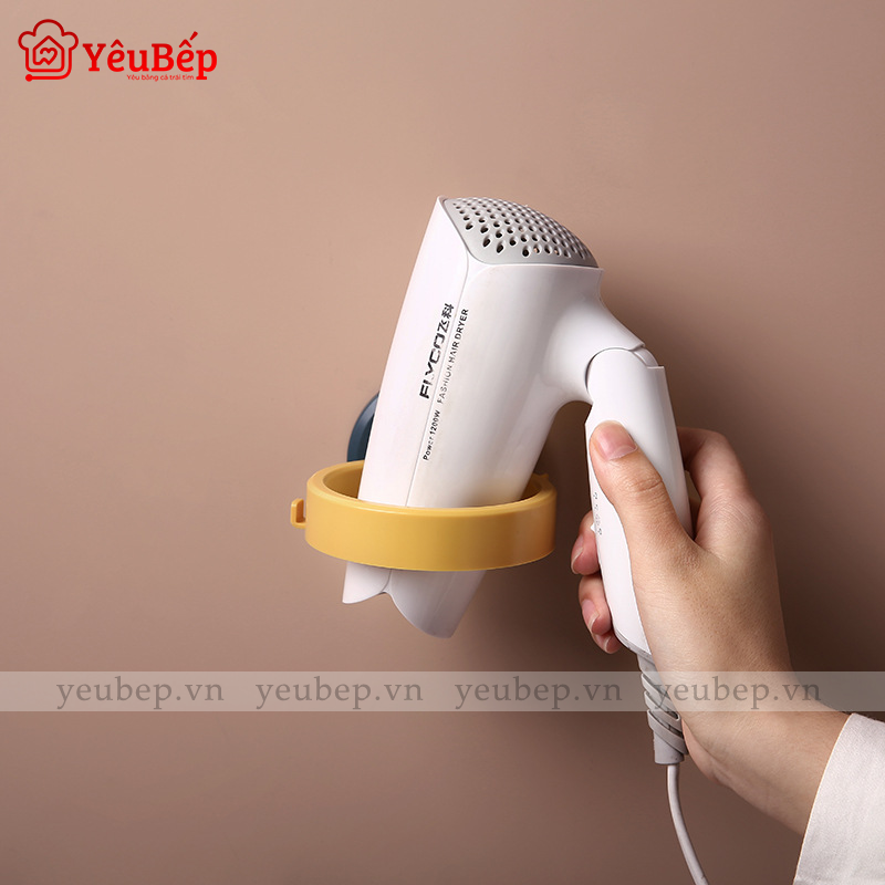 Kệ (Giá) Để Máy Sấy Tóc Dán Tường Nhà Tắm Thông Minh