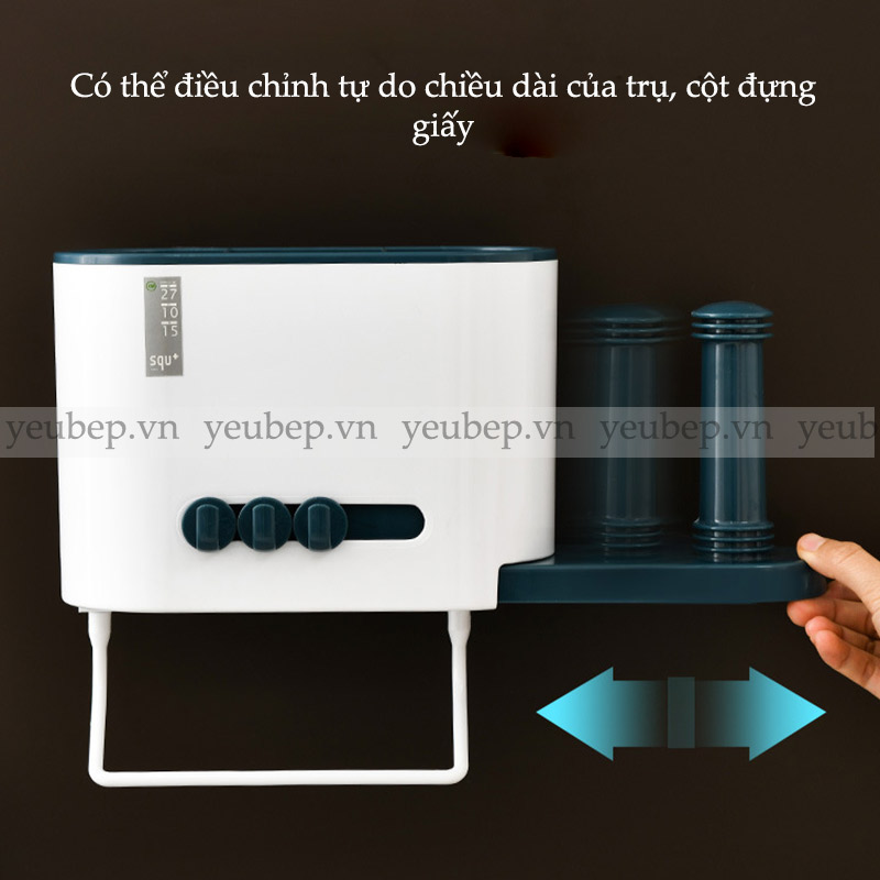 Hộp Đựng Đũa Muỗng Đa Năng Treo Tường