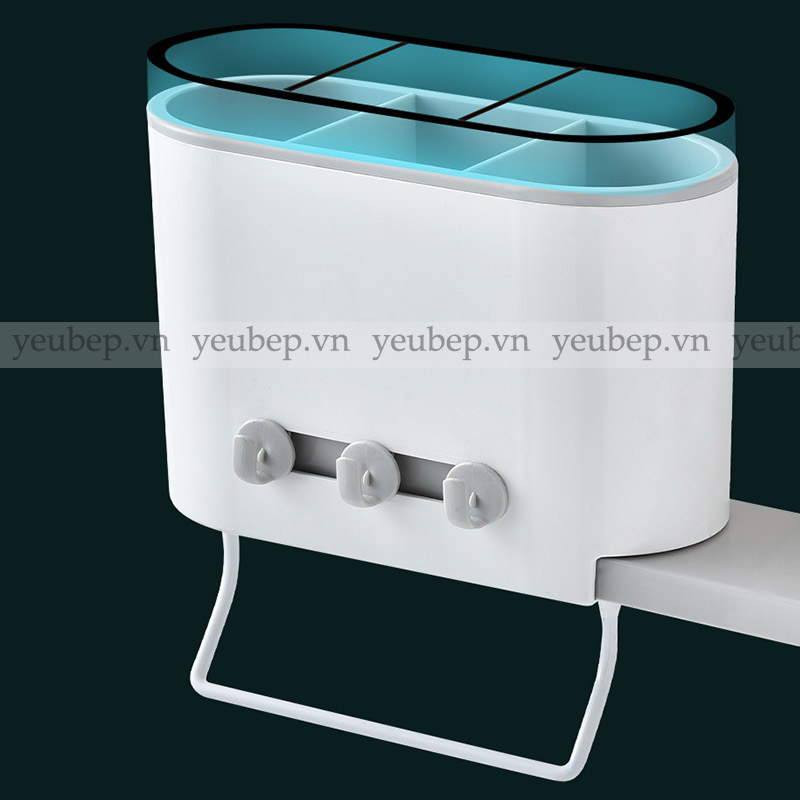 Hộp Đựng Đũa Muỗng Đa Năng Treo Tường