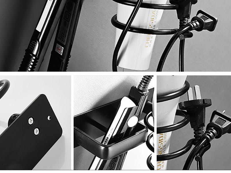 Giá Đỡ Máy Sấy Tóc Bằng Nhôm Nhỏ Gọn, Tiện Lợi