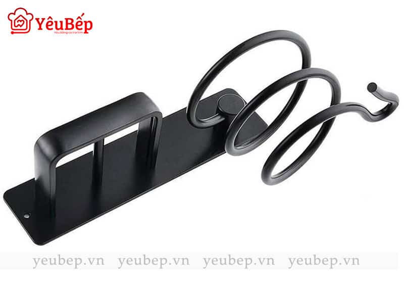 Giá Đỡ Máy Sấy Tóc Bằng Nhôm Nhỏ Gọn, Tiện Lợi