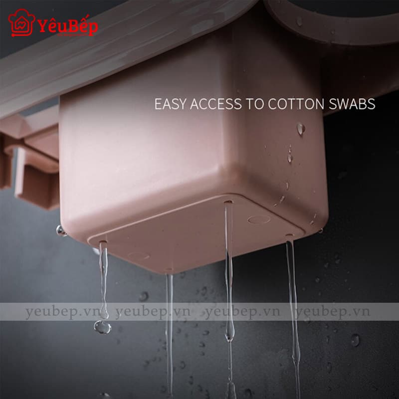 Kệ Đựng Máy Sấy Tóc Dán Tường Dễ Thương, Đa Năng