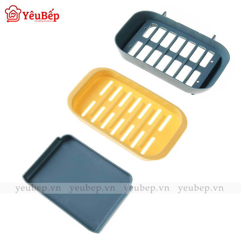 Kệ Đựng Xà Bông (Xà Phòng), Nhựa ABS, Dán Tường Cho Nhà Tắm Tiện Lợi