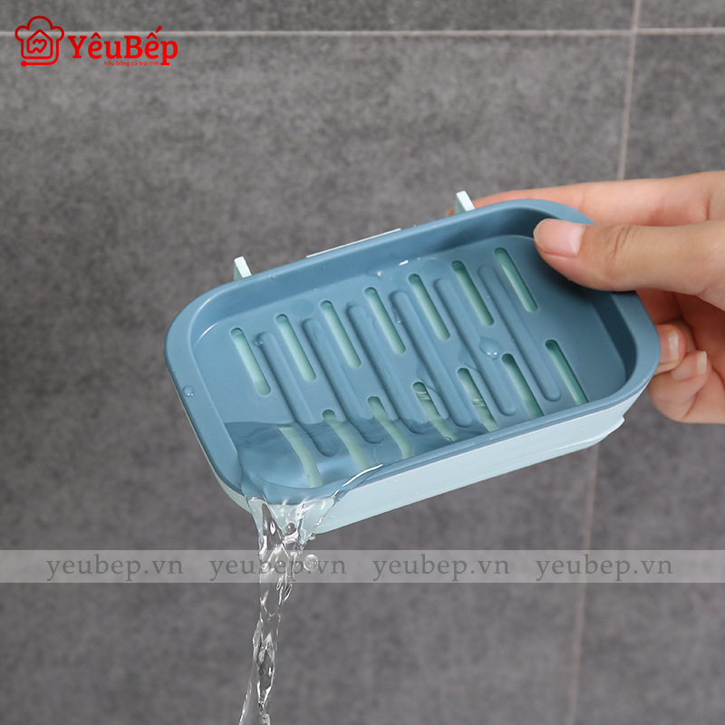 Kệ Đựng Xà Bông (Xà Phòng), Nhựa ABS, Dán Tường Cho Nhà Tắm Tiện Lợi