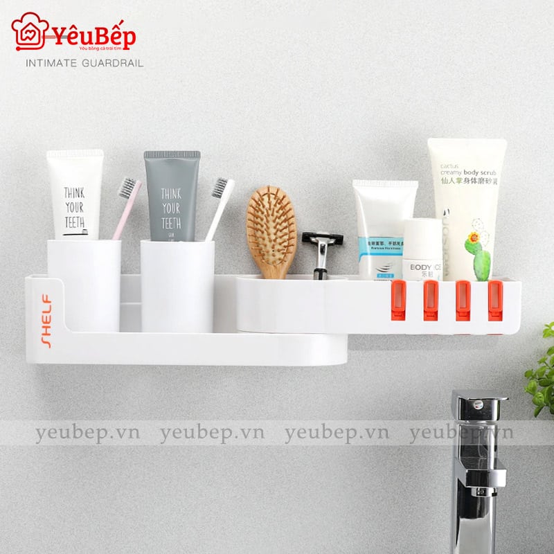 Kệ Góc Dán Tường Để Nhà Vệ Sinh Đa Năng