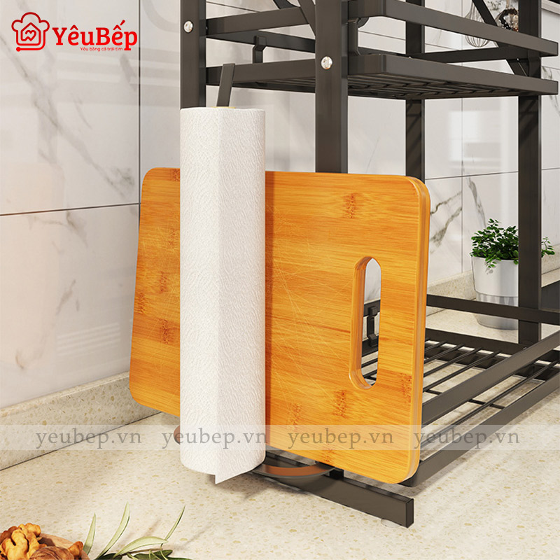 Kệ Gia Vị 3 Tầng Gấp Gọn Hình Chữ H Cho Nhà Bếp Tiện Lợi