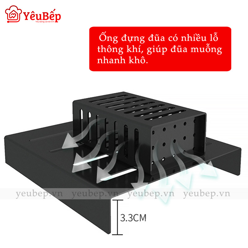 Kệ Gia Vị, Dao, Thớt, Chén, Đĩa Treo Tường Bằng Inox