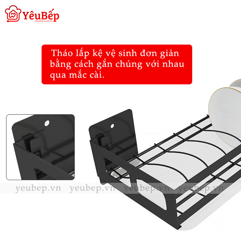 Kệ Gia Vị, Dao, Thớt, Chén, Đĩa Treo Tường Bằng Inox