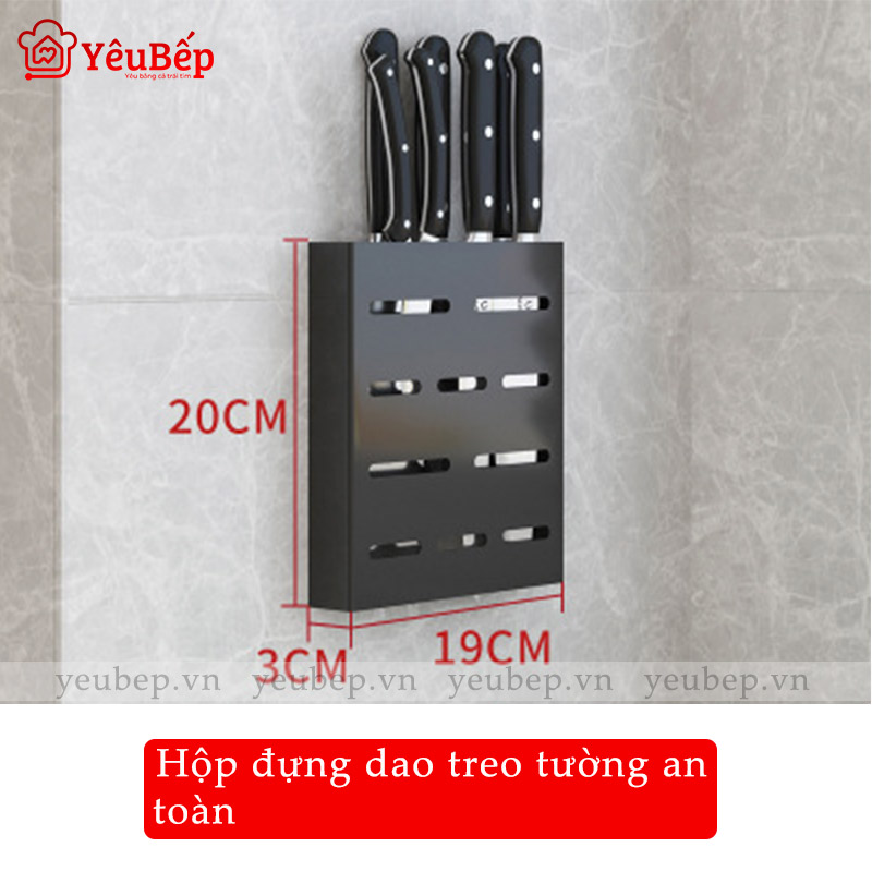 Kệ Gia Vị, Dao, Thớt, Chén, Đĩa Treo Tường Bằng Inox