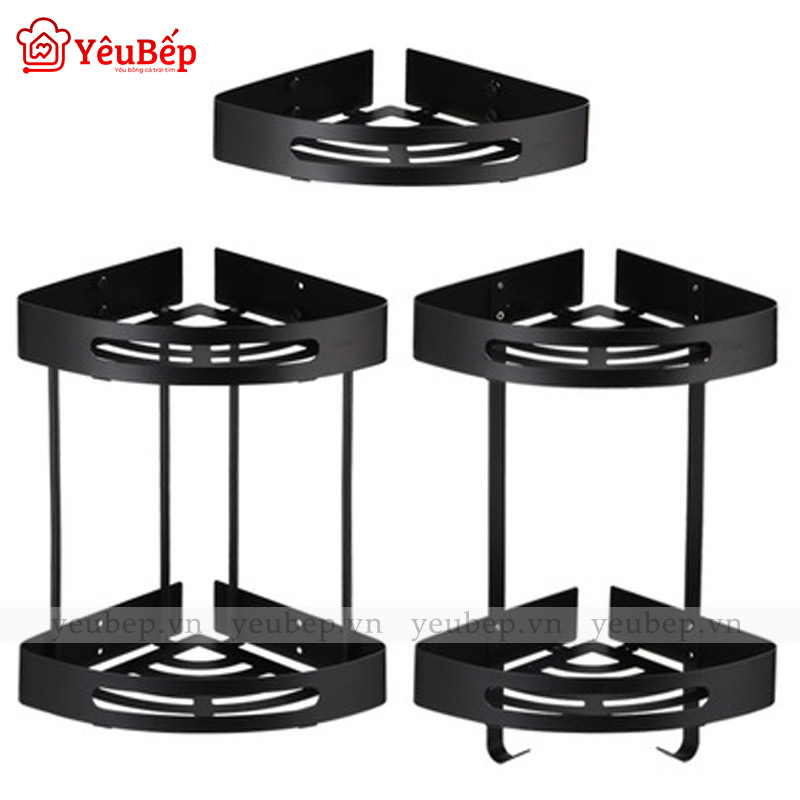Kệ Góc Nhà Tắm 1, 2, 3 Tầng Thông Minh Bằng Thép Không Gỉ