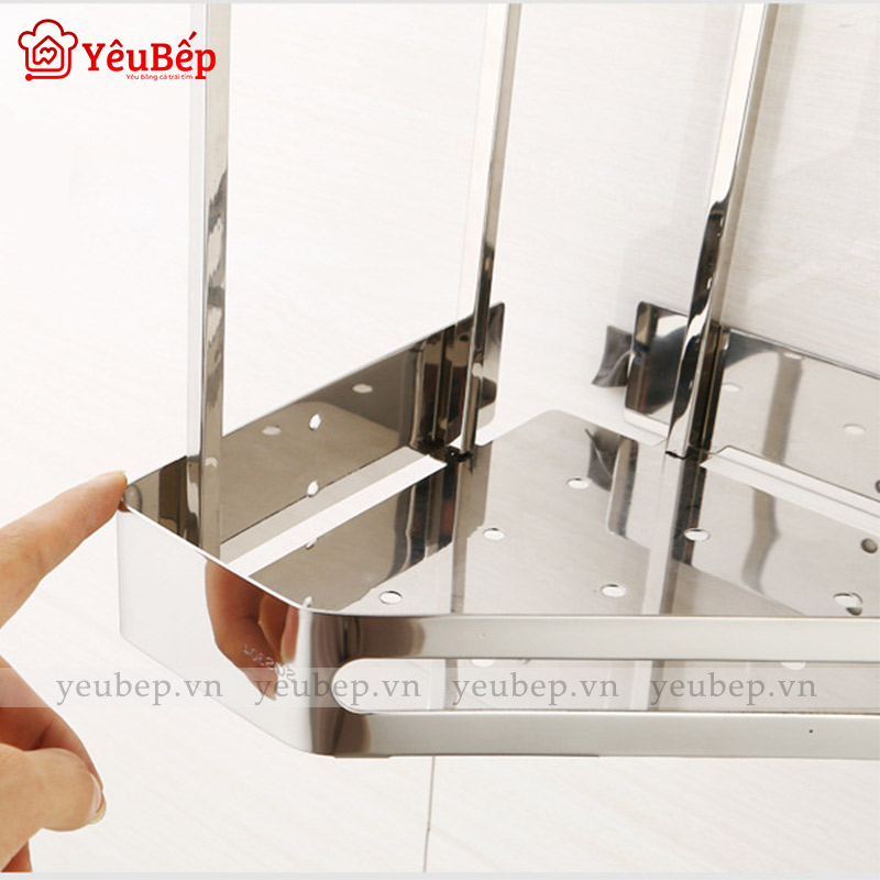 Kệ Góc Nhà Tắm Bằng Inox 304 Siêu Bền, Đẹp