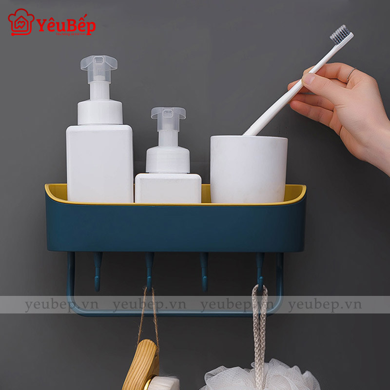 Kệ Để Đồ Nhà Tắm Thông Minh Bằng Nhựa ABS Chất Lượng 