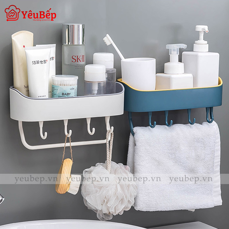 Kệ Để Đồ Nhà Tắm Thông Minh Bằng Nhựa ABS Chất Lượng 