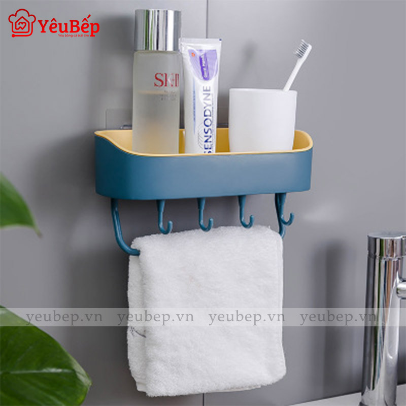 Kệ Để Đồ Nhà Tắm Thông Minh Bằng Nhựa ABS Chất Lượng 