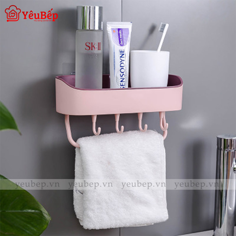 Kệ Để Đồ Nhà Tắm Thông Minh Bằng Nhựa ABS Chất Lượng 