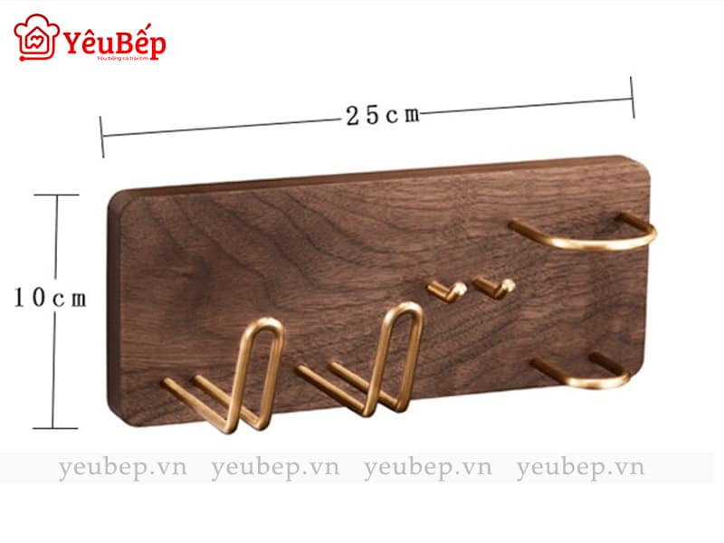 Kệ Treo Máy Sấy Tóc, Máy Cạo Râu Bằng Gỗ Sang Trọng