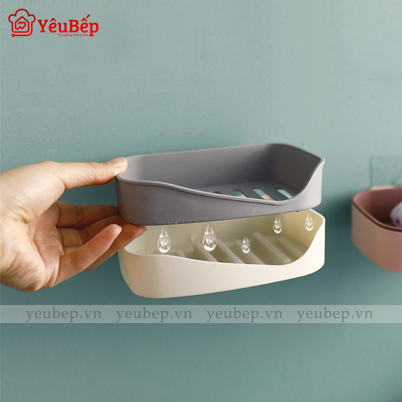 Khay Đựng Xà Bông Cao Cấp Cho Nhà Tắm Dán Tường