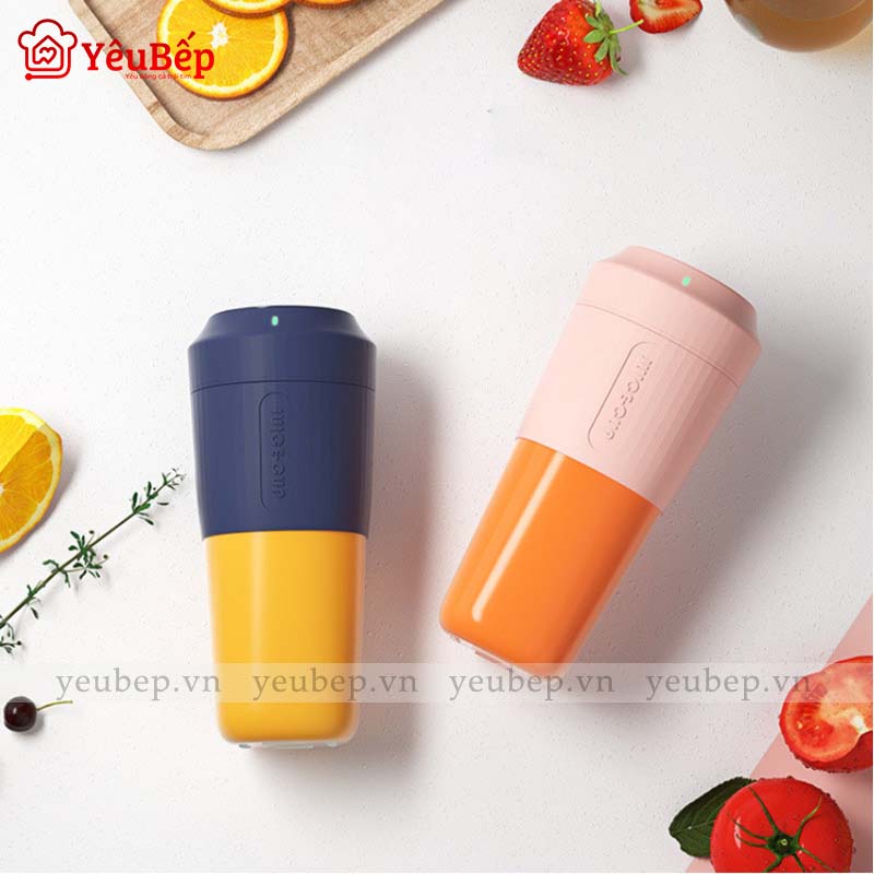 Máy Xay Sinh Tố Đa Năng Cầm Tay Dung Tích 450ml Pin 3000mAh - Máy Xay Sạc Pin USB Đa Năng (Hàng Cao Cấp)