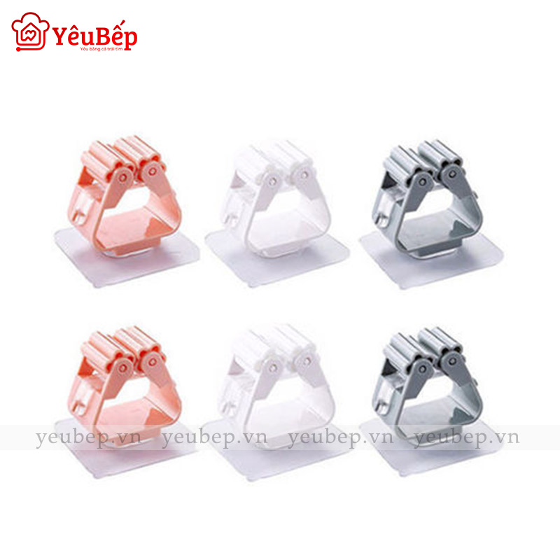 Kẹp Giữ Chổi, Cây Lau Nhà Treo Tường Chắc Chắn, Tiện Lợi