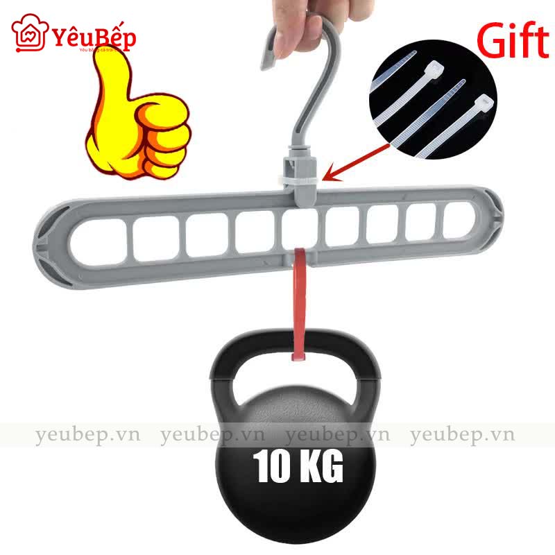 Móc Treo Quần Áo Đa Năng Thông Minh Gấp Gọn