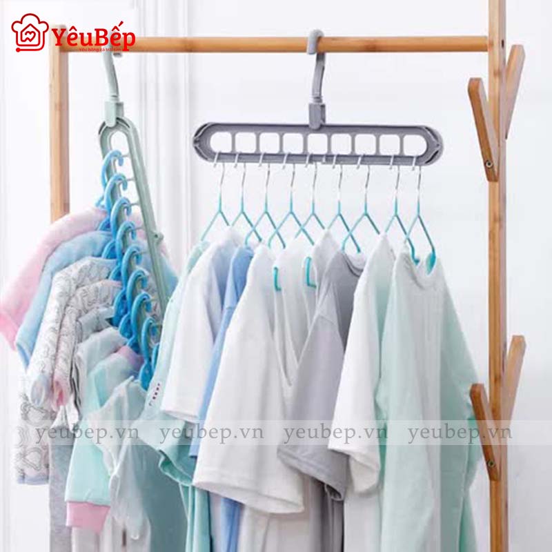 Móc Treo Quần Áo Đa Năng Thông Minh Gấp Gọn