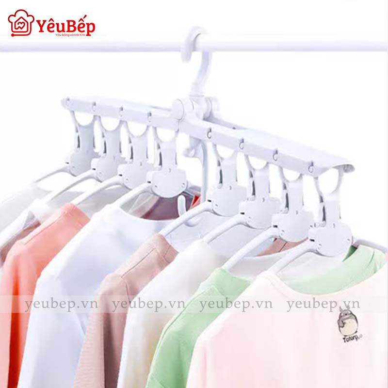 Móc Treo Quần Áo Đa Năng Thông Minh Gấp Gọn