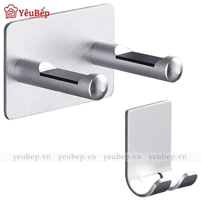 Móc Treo Máy Sấy Tóc Dán Tường Bằng Nhôm Chống Gỉ Sét