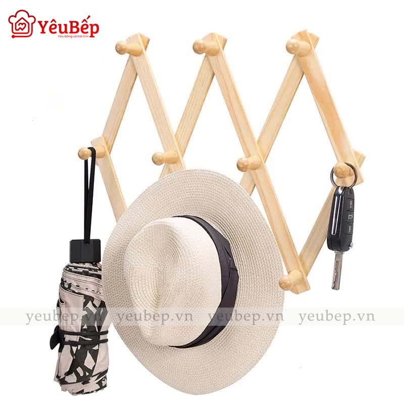 Móc Treo Quần Áo Bằng Gỗ Hình Zíc Zắc