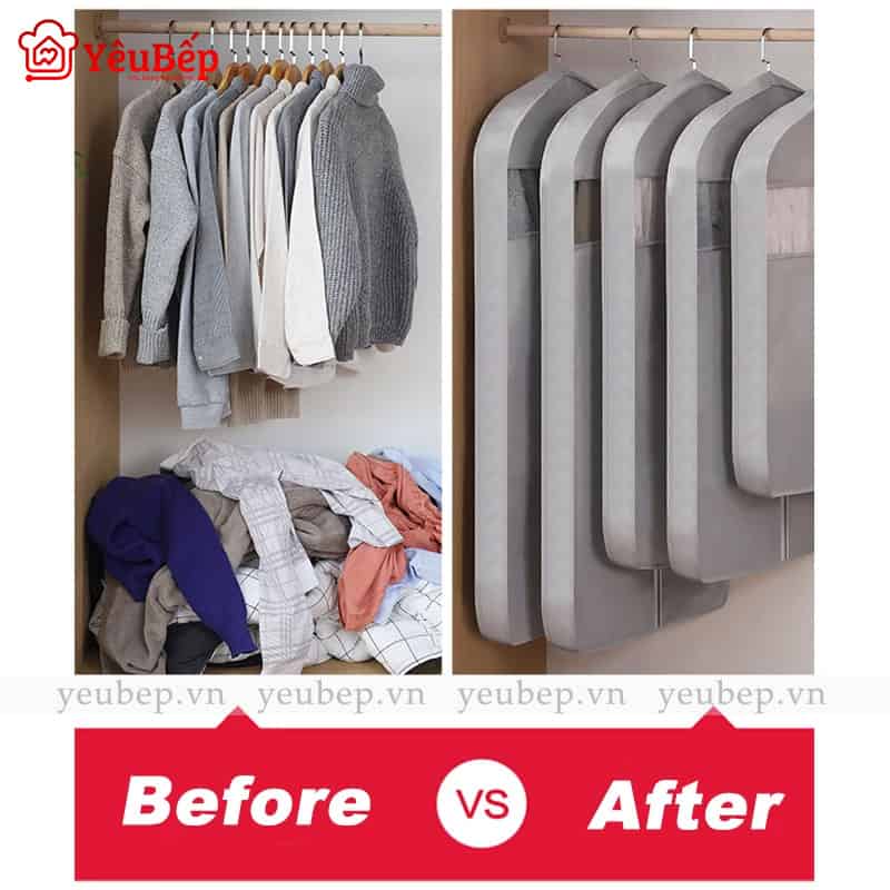 Móc Treo Quần Áo Chống Bụi, Chống Nhăn, Chống Ẩm Và Côn Trùng