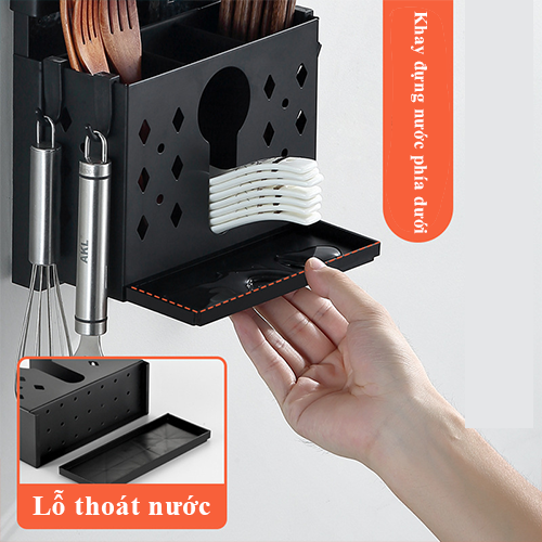 Ống đựng đũa Inox không gỉ đa năng cao cấp