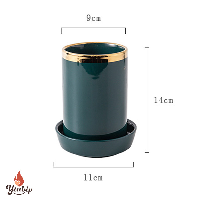 Ống Đựng Đũa Muỗng Bằng Sứ Phong Cách Bắc Âu