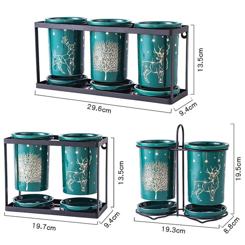 Ống Đựng Đũa Muỗng Bằng Sứ Phong Cách Bắc  Âu