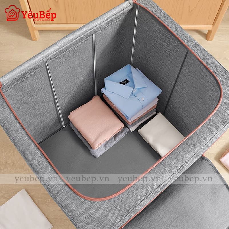 Thùng Cất Giữ Chăn Mền, Quần Áo Bằng Vải Oxford Cao Cấp