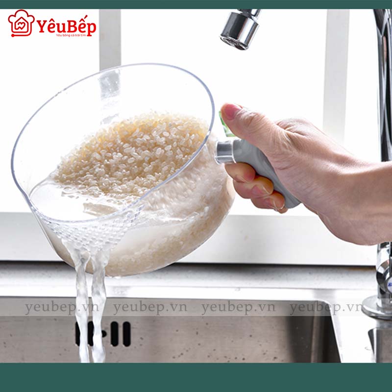 Thùng Đựng Gạo 4 Ngăn Trục Xoay 360 Độ