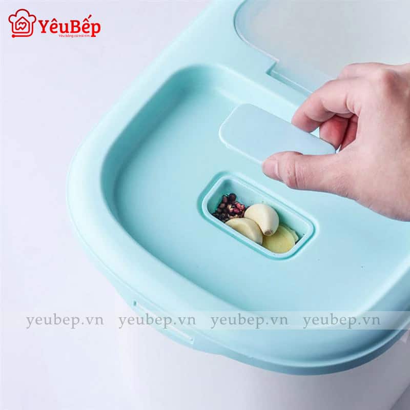 Thùng Đựng Gạo Bằng Nhựa Đa Năng Xua Đuổi Côn Trùng