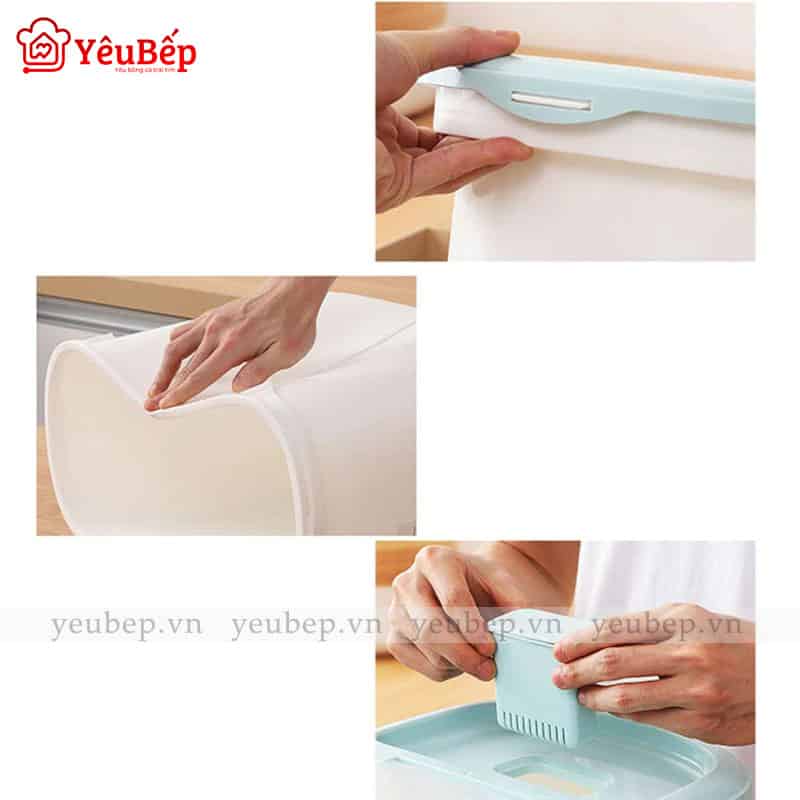 Thùng Đựng Gạo Bằng Nhựa Đa Năng Xua Đuổi Côn Trùng