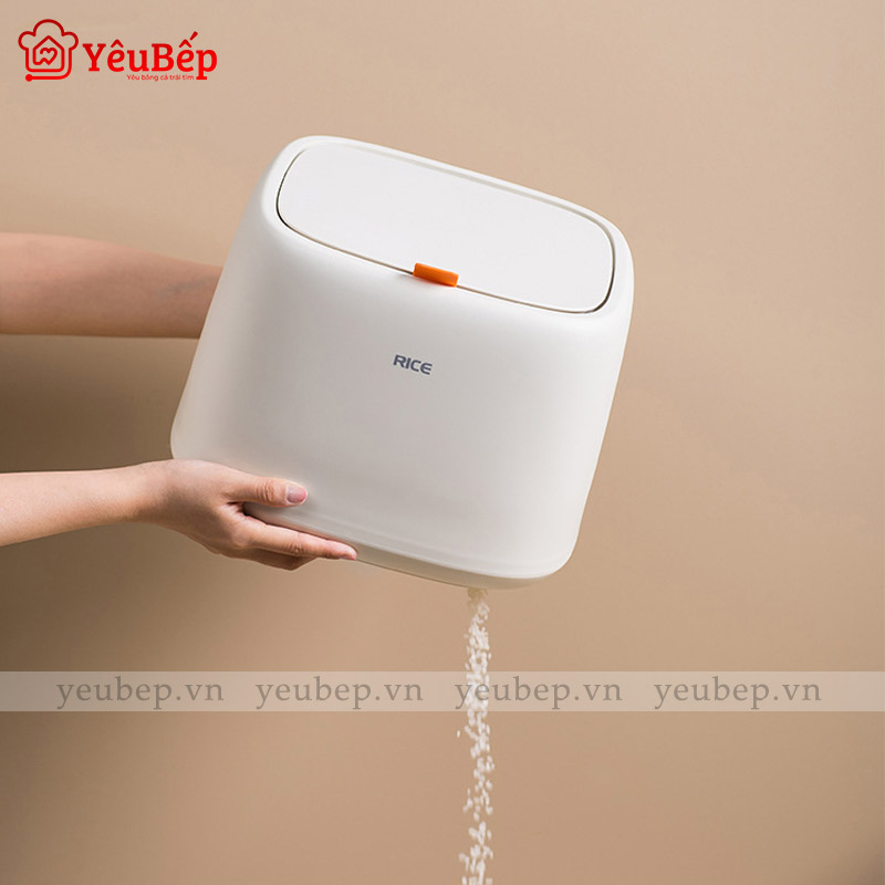 Thùng Đựng Gạo Cao Cấp Chống Ẩm Tốt Dung Tích 10kg