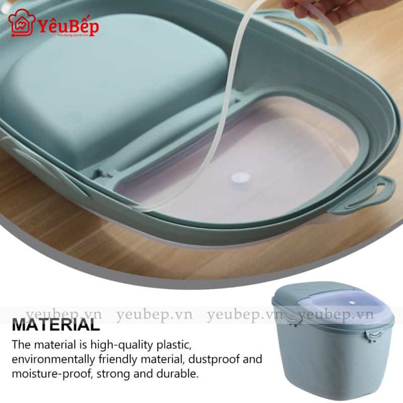 Thùng Đựng Gạo Chống Côn Trùng Bằng Nhựa ABS