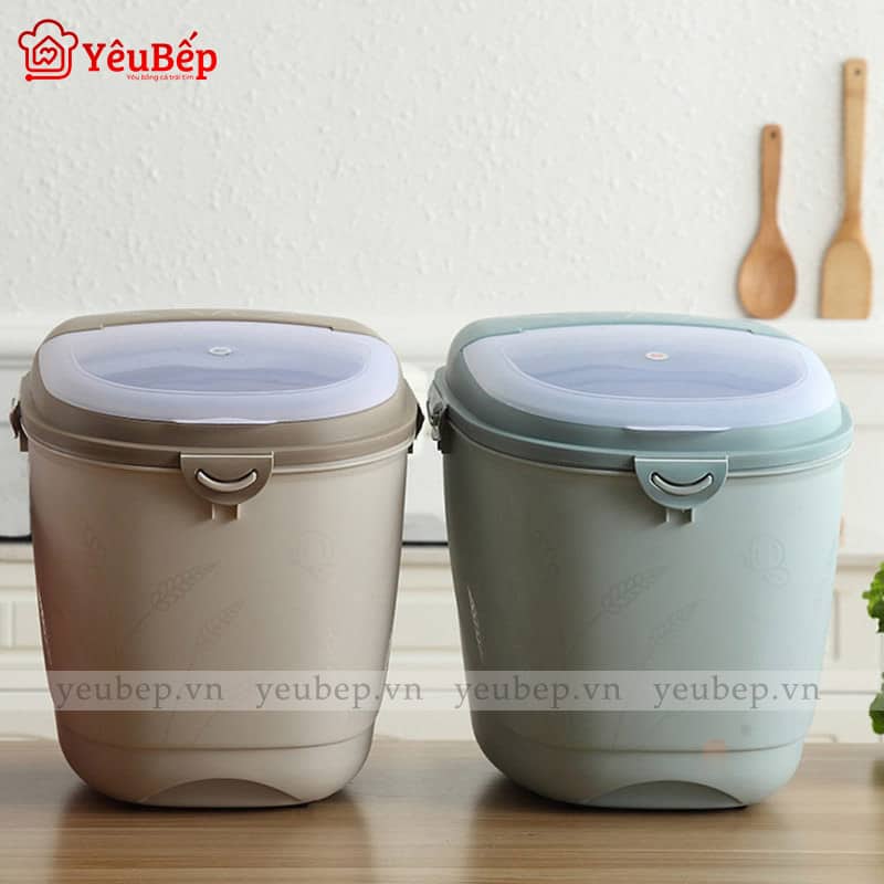 Thùng Đựng Gạo Chống Côn Trùng Bằng Nhựa ABS