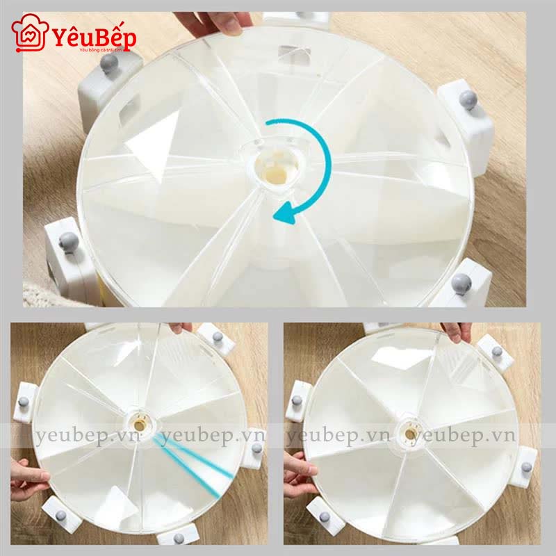 Thùng Đựng Gạo, Ngũ Cốc Dán Tường 6 Ngăn